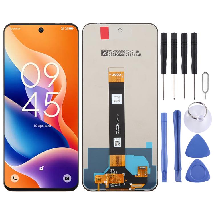 For TCL 605 T517D LCD Screen with Digitizer Full Assembly