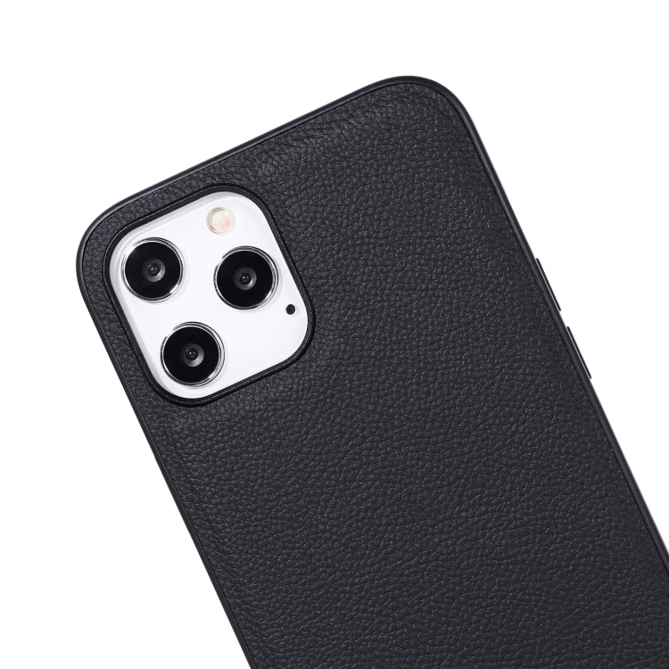 For iPhone 12 / 12 Pro GEBEI Full-coverage Shockproof Leather Protective Case(Blue)