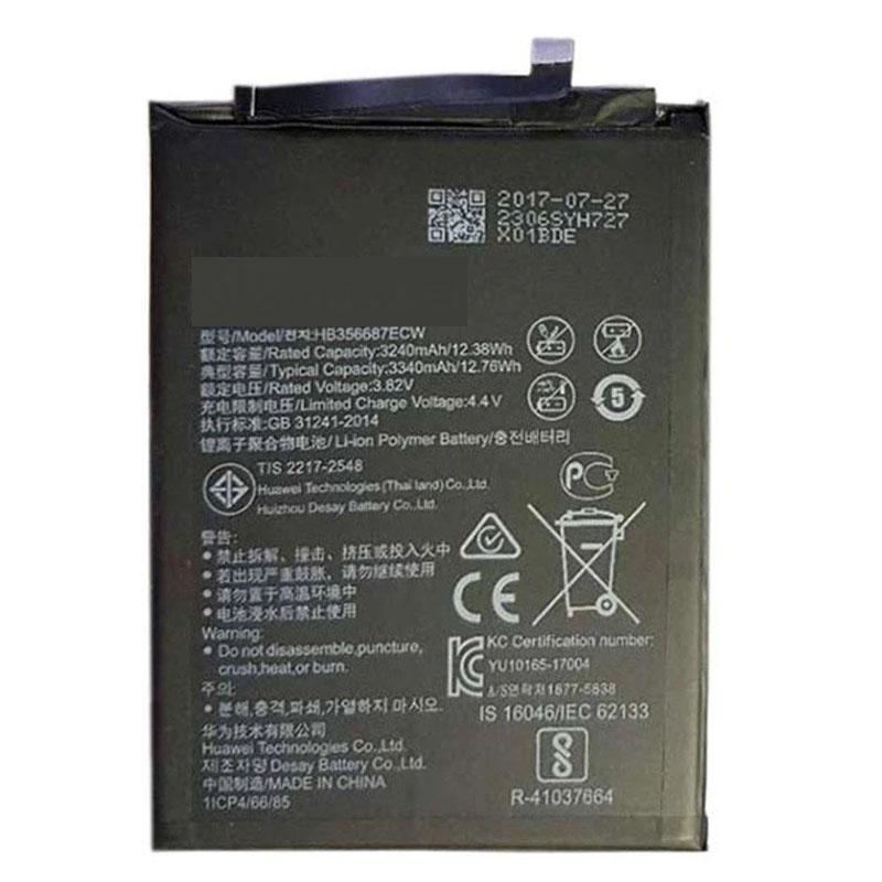 For Huawei P30 Lite / Honor 7X / Mate 10 Lite / P Smart Plus / Nova 2 Plus Replacement Battery 3240mAh - HB356687ECW