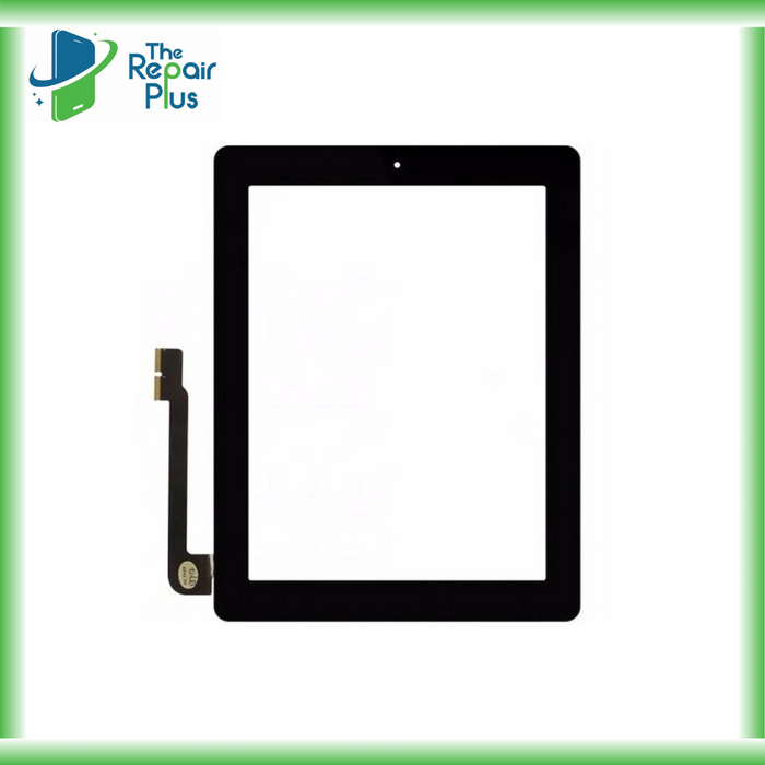 For Apple iPad 3 Replacement Touch Screen Digitizer with Home Button Assembly (Black) The Repair Plus