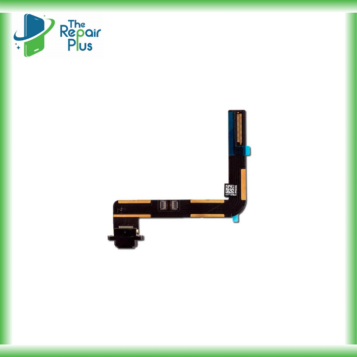 For Apple iPad Air / iPad 5 / iPad 6 Replacement Lightning Charging Port Dock Connector Flex (Black) The Repair Plus