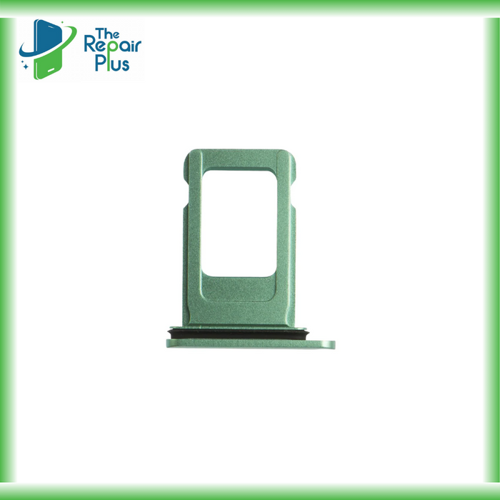 For Apple iPhone 11 Replacement SIM Card Tray (Green) The Repair Plus