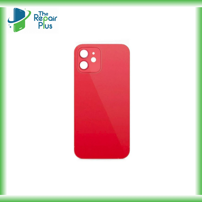 For Apple iPhone 12 Mini Replacement Back Glass (Red) The Repair Plus