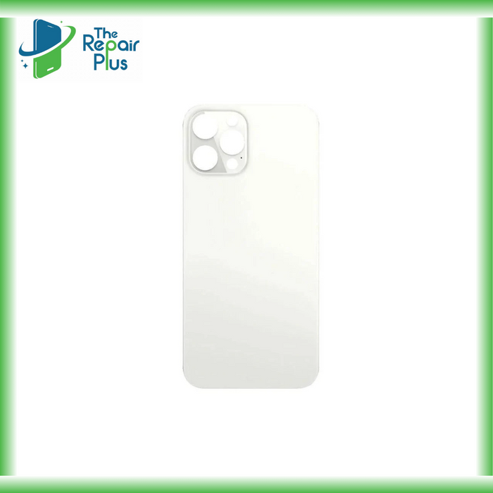 For Apple iPhone 12 Pro Max Replacement Back Glass (White) The Repair Plus