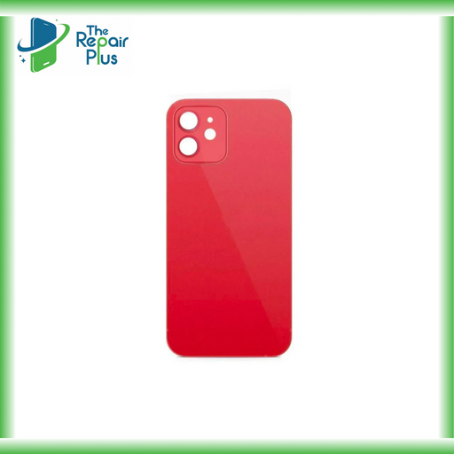 For Apple iPhone 12 Replacement Back Glass (Red) The Repair Plus