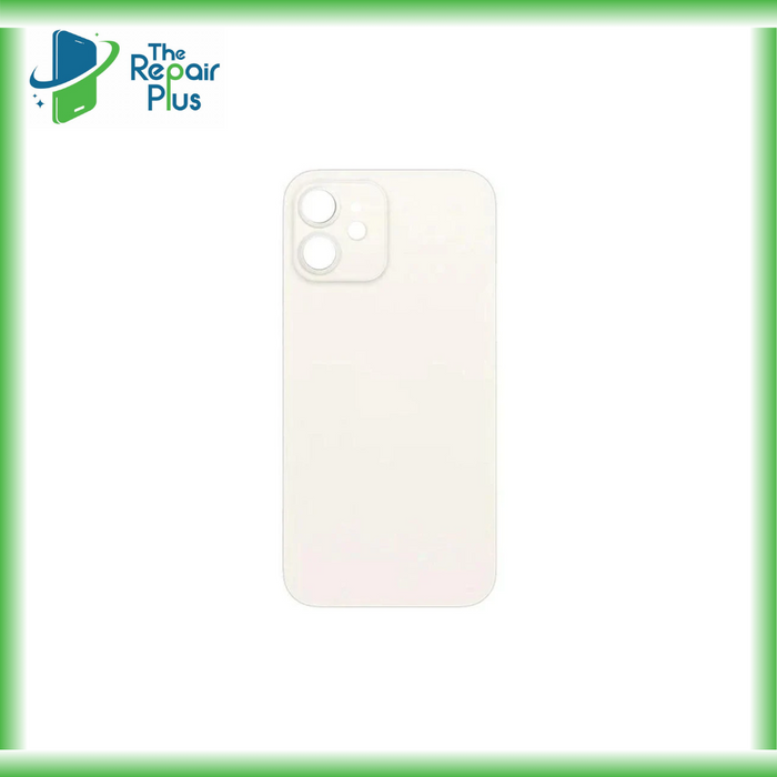 For Apple iPhone 12 Replacement Back Glass (White) The Repair Plus