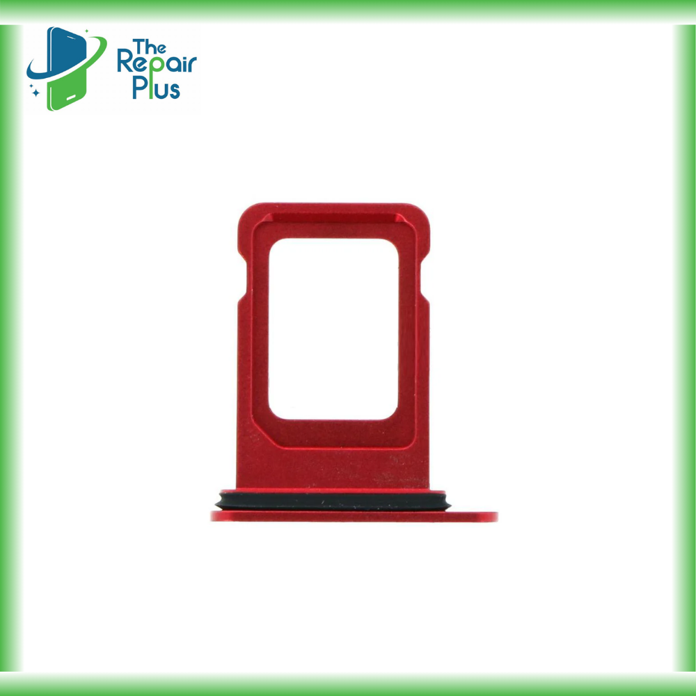 For Apple iPhone 12 Replacement Sim Card Tray (Red) The Repair Plus