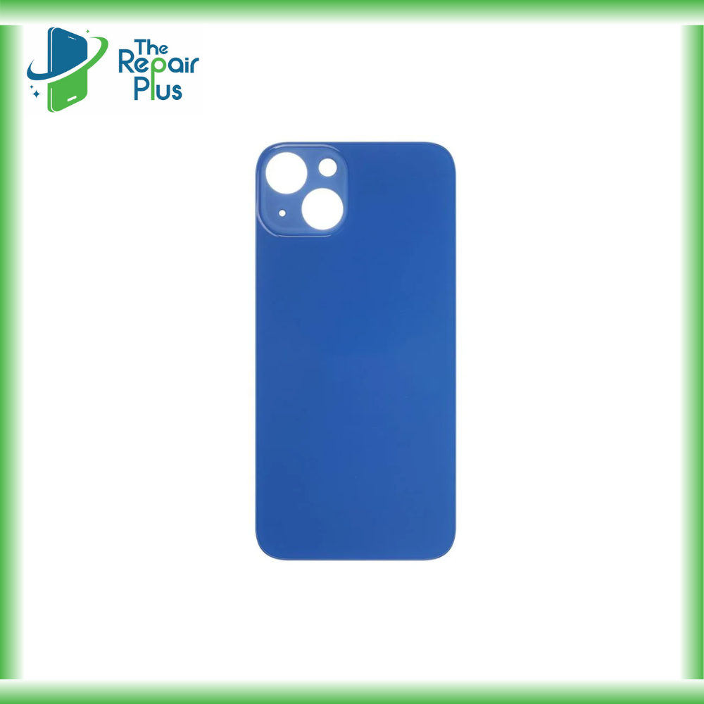For Apple iPhone 13 Replacement Back Glass (Blue) The Repair Plus