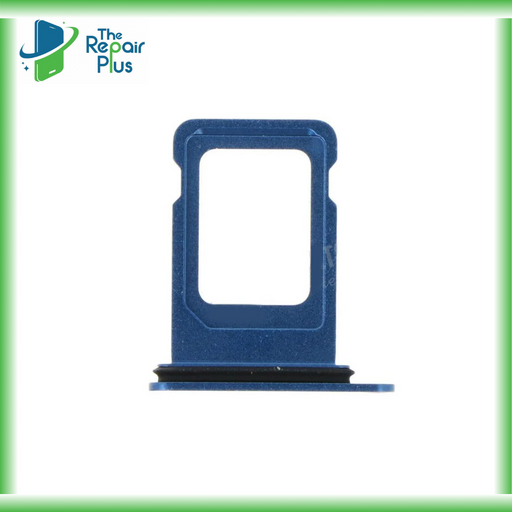 For Apple iPhone 13 Replacement Sim Card Tray (Blue) The Repair Plus