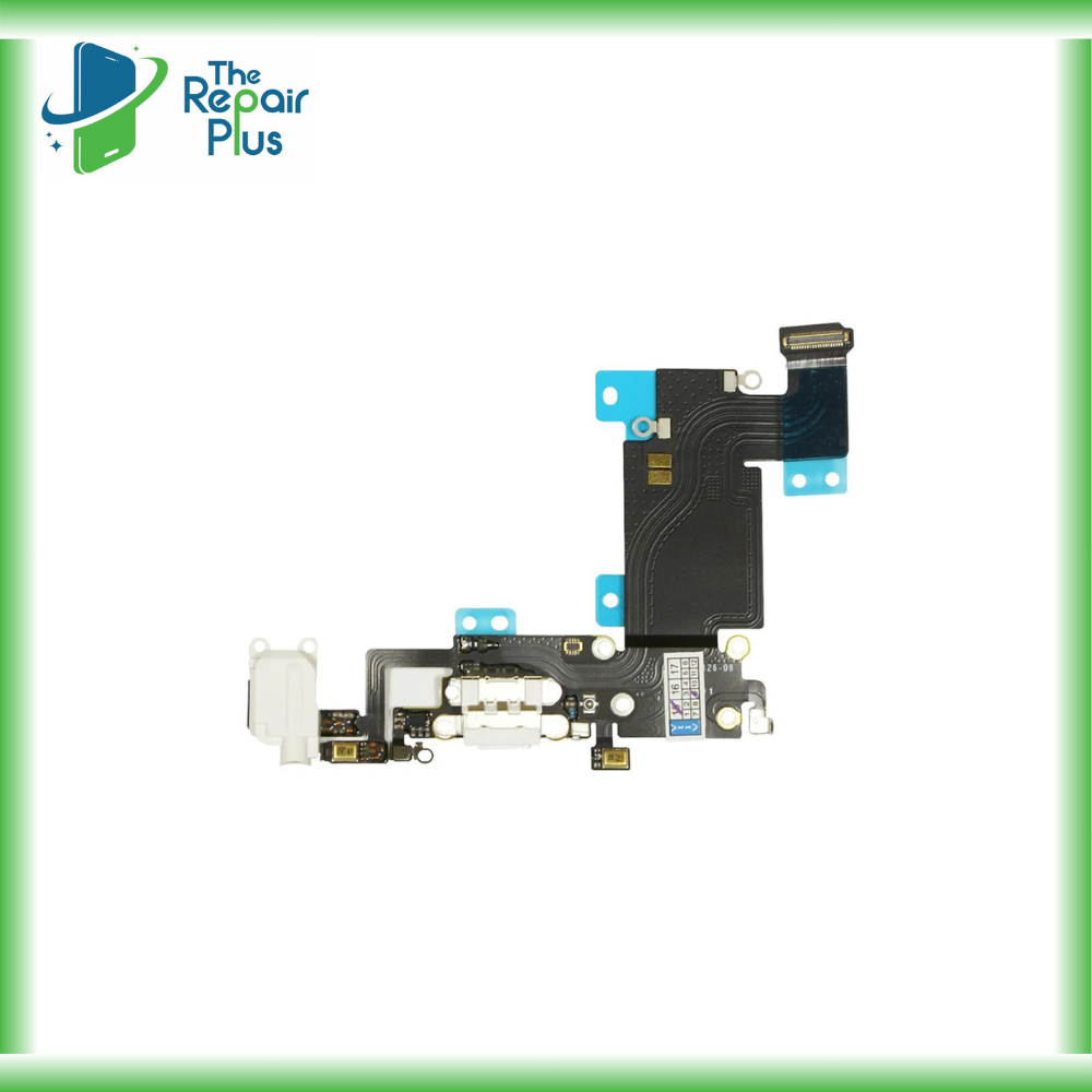 For Apple iPhone 6S Plus Replacement Charging Port, Headphone Jack & Microphone Flex - White The Repair Plus