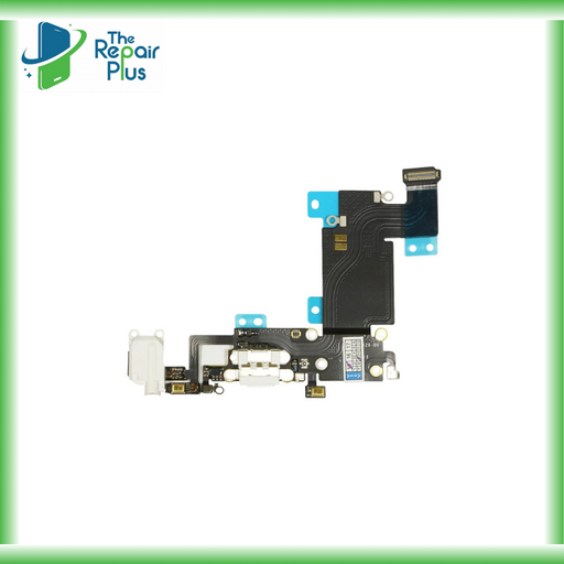 For Apple iPhone 6S Plus Replacement Charging Port, Headphone Jack & Microphone Flex - White The Repair Plus