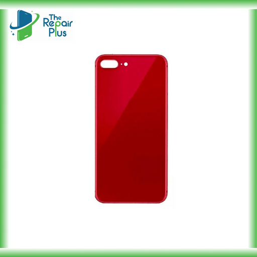 For Apple iPhone 8 Plus Replacement Back Glass (Red) (Big Hole) Without Lens The Repair Plus