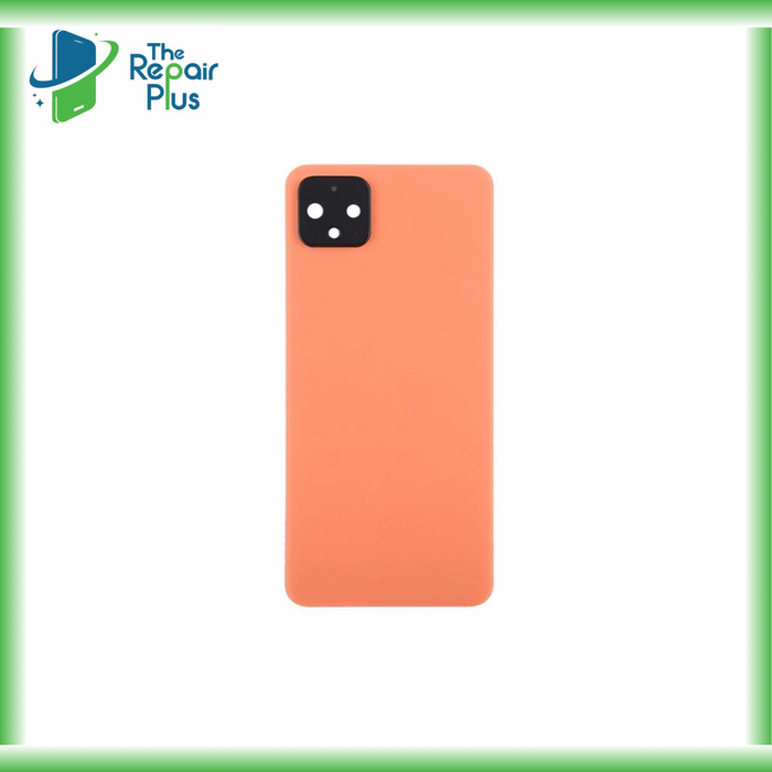 For Google Pixel 4XL Replacement Rear Battery Cover with Adhesive (Oh So Orange) The Repair Plus