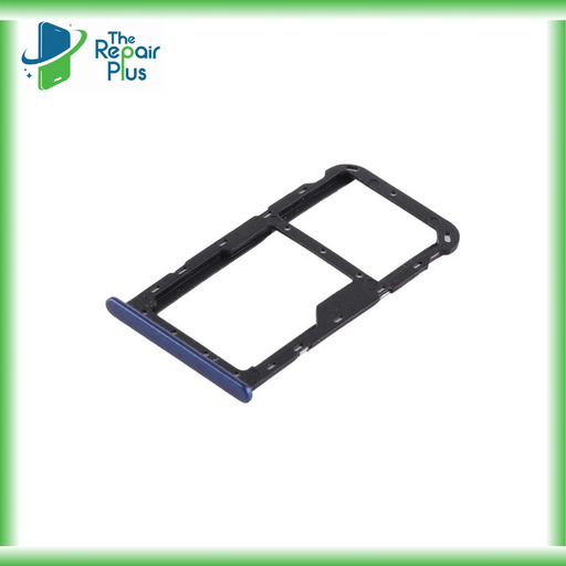 For Honor 7X Replacement SIM & SD Card Tray (Blue)