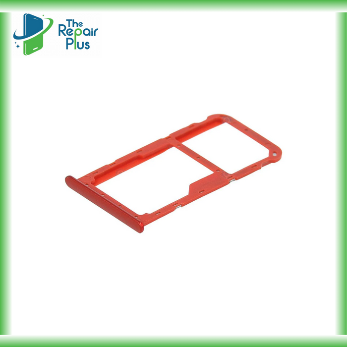 For Honor 7X Replacement SIM & SD Card Tray (Red) The Repair Plus