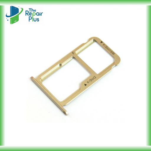 For Honor 8 Replacement Dual SIM SD Card Tray (Gold) The Repair Plus