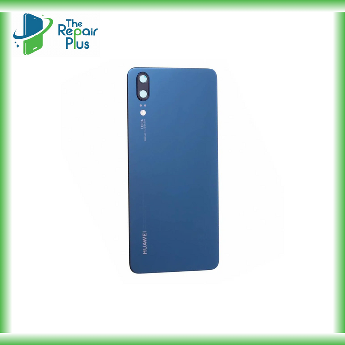 For Huawei P20 Replacement Rear Battery Cover Inc Lens with Adhesive (Blue) The Repair Plus