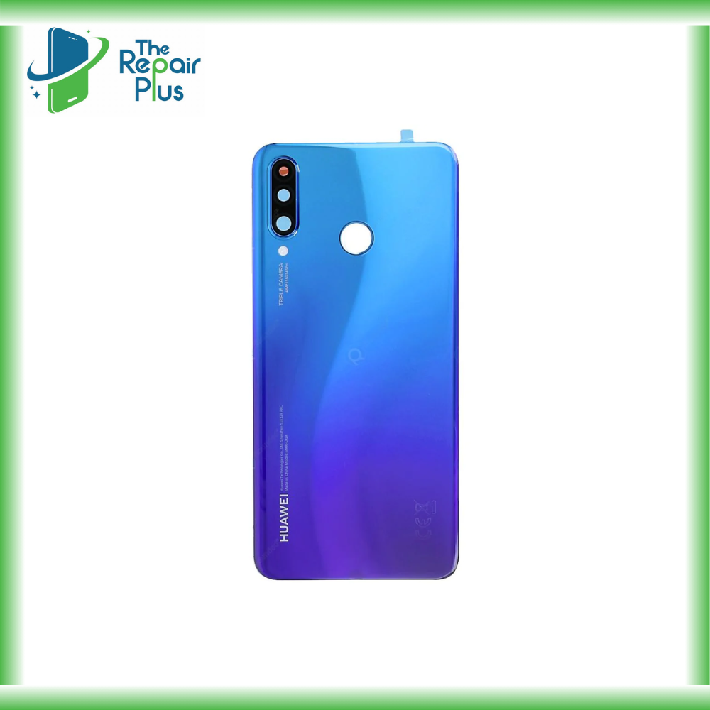 For Huawei P30 Lite New Edition Replacement Rear Battery Cover Inc Lens with Adhesive 48MP (Peacock Blue) The Repair Plus