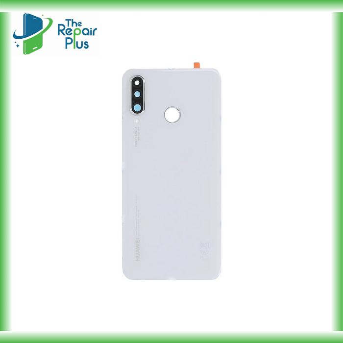 For Huawei P30 Lite Replacement Rear Battery Cover Inc Lens with Adhesive 24MP (Pearl White) The Repair Plus