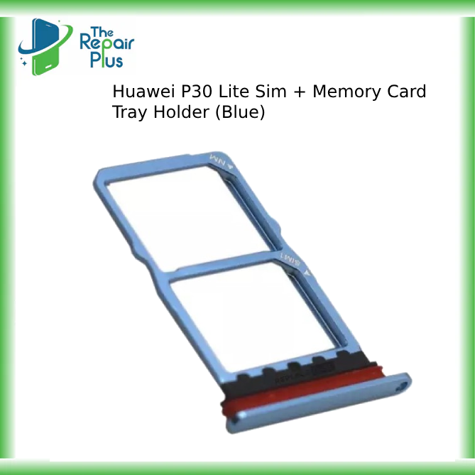 For Huawei P30 Lite Sim + Memory Card Tray Holder- (Blue) UK Stock