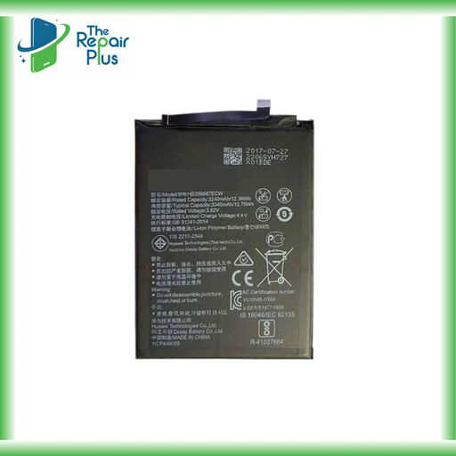 For Huawei P30 Lite / Honor 7X / Mate 10 Lite / P Smart Plus / Nova 2 Plus Replacement Battery 3240mAh - HB356687ECW The Repair Plus