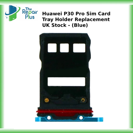 For Huawei P30 Pro Sim Card Tray Holder Replacement UK Stock - (Blue)