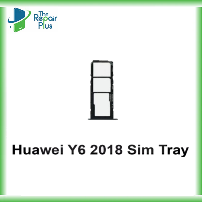 For Huawei Y6 2018 Replacement Dual Sim & SD Card Tray Holder UK Seller (Black)