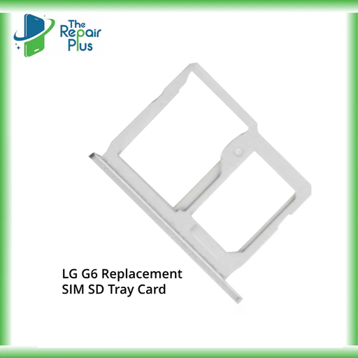 For LG G6 Replacement SIM SD Tray Card Slot Holder (Silver)