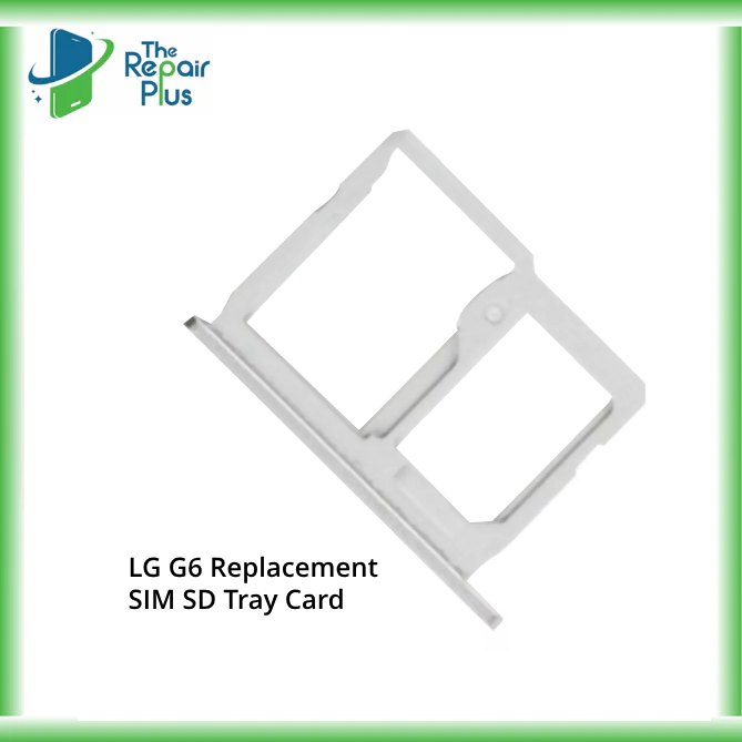 For LG G6 Replacement SIM SD Tray Card Slot Holder (Silver)