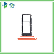 For Motorola Moto E7 Replacement Sim Card Tray (Satin Coral) The Repair Plus