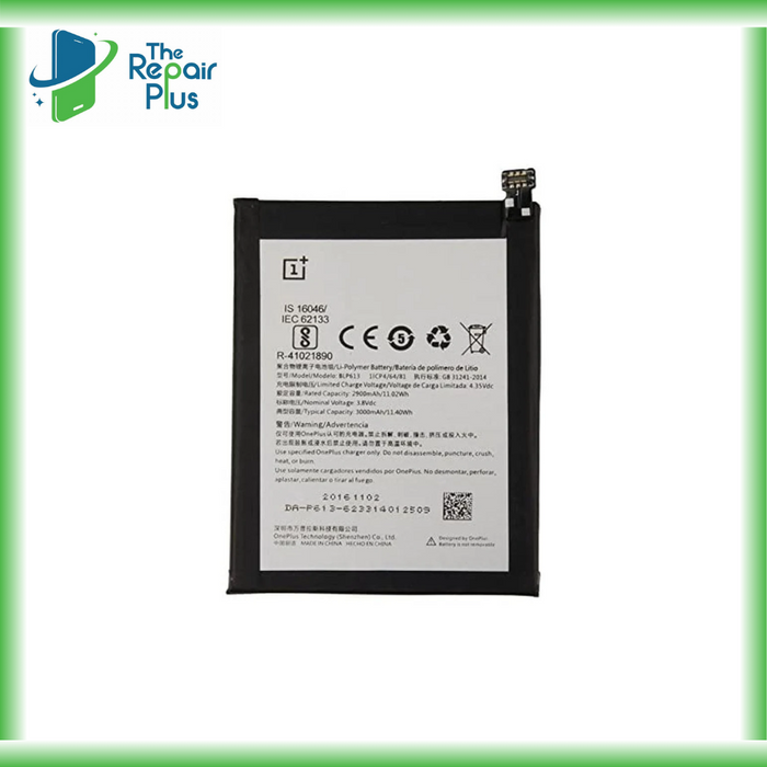 For OnePlus 3 Replacement Battery 3000mAh - BLP613 The Repair Plus