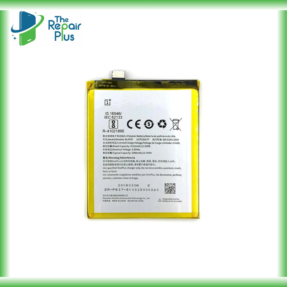 For OnePlus 5/ 5T Replacement Battery 3300mAh - BLP571 The Repair Plus