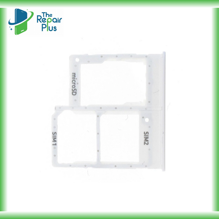 For Samsung Galaxy A20e A202 Replacement Sim Card Tray (White) The Repair Plus