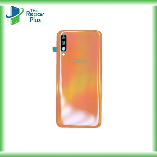 For Samsung Galaxy A50 A505 Replacement Rear Battery Cover with Adhesive (Coral) The Repair Plus