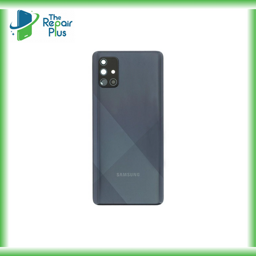 For Samsung Galaxy A71 A715 Replacement Rear Battery Cover (Prism Crush Black) The Repair Plus