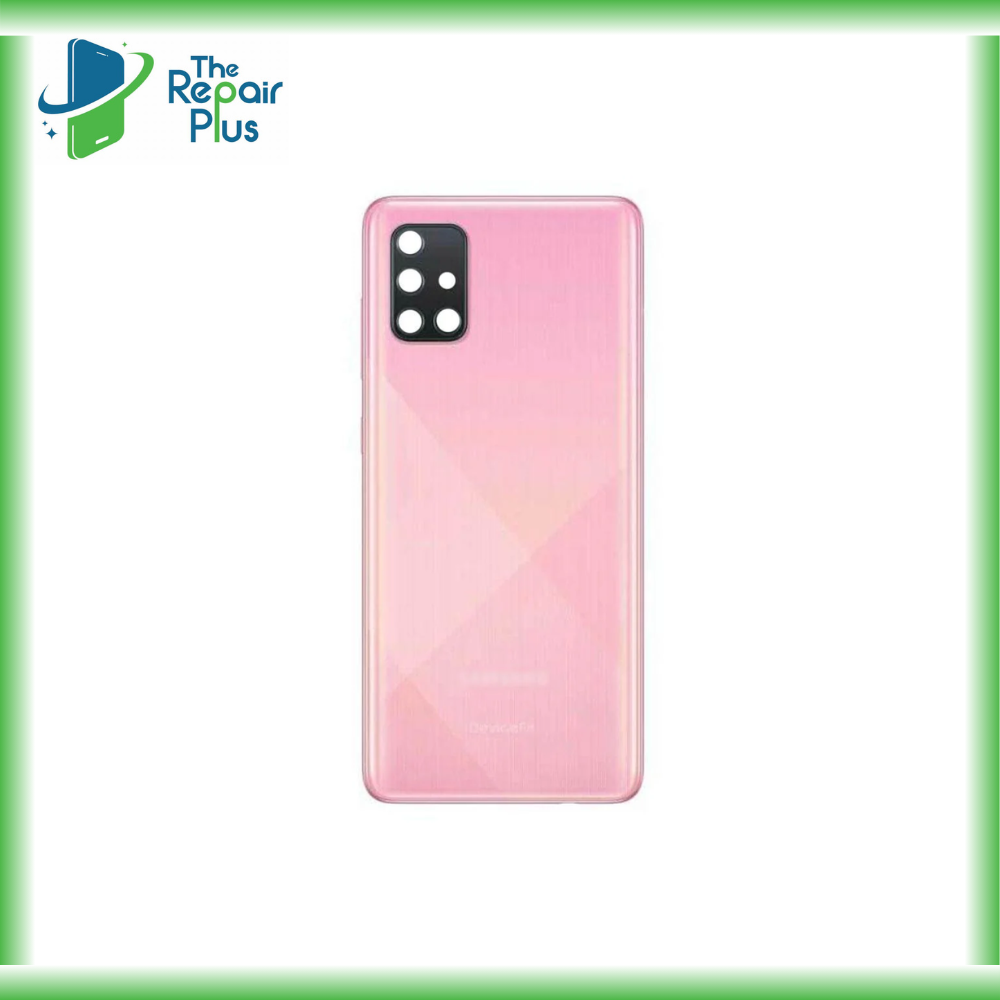 For Samsung Galaxy A71 A715 Replacement Rear Battery Cover (Prism Crush Pink) The Repair Plus