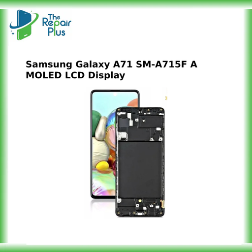 For Samsung Galaxy A71 SM-A715F AMOLED LCD Display Full Screen Replacement+Frame