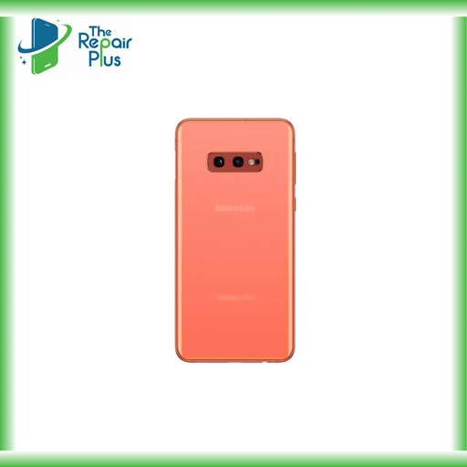 For Samsung Galaxy S10e Replacement Rear Battery Cover with Adhesive (Flamingo Pink) The Repair Plus