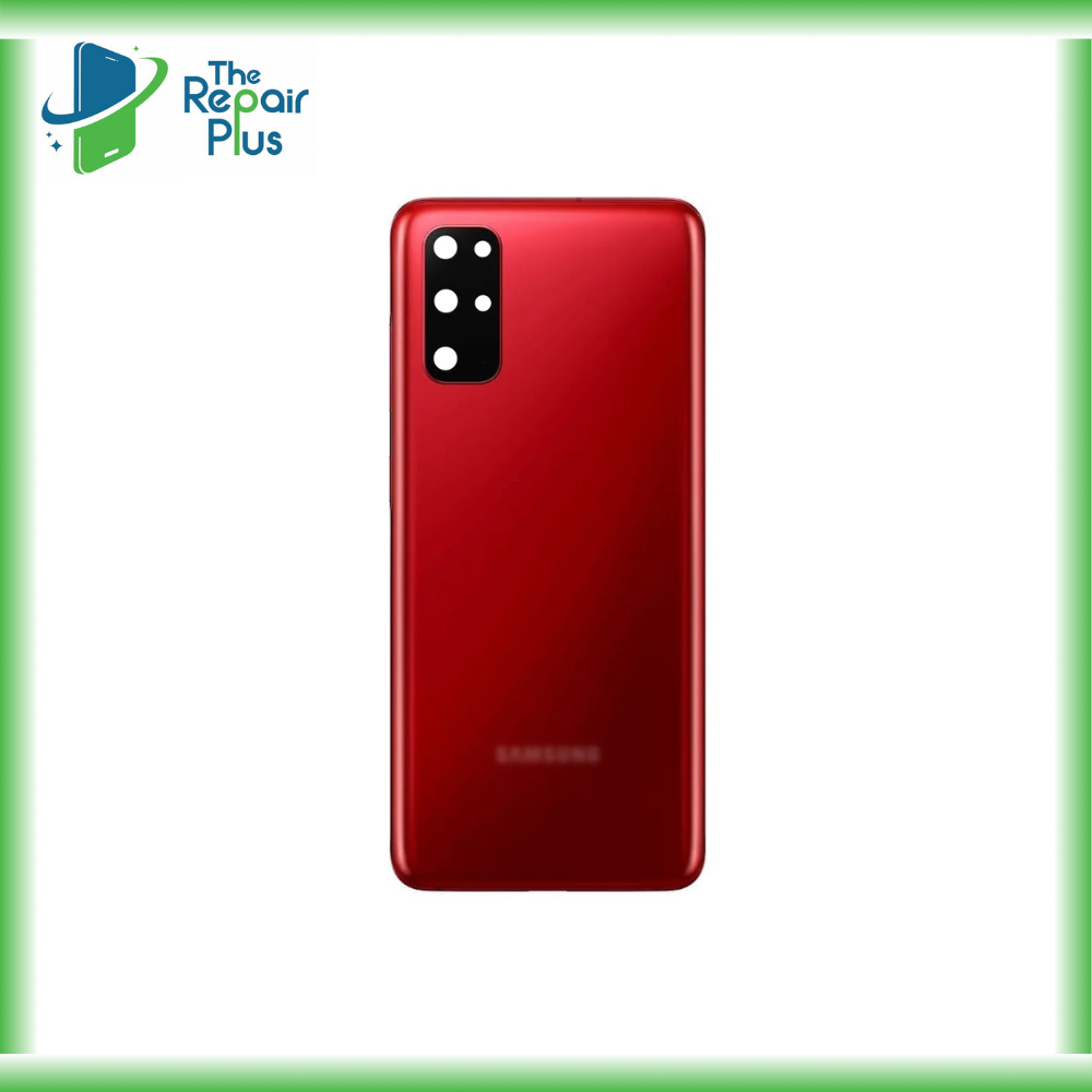 For Samsung Galaxy S20 Plus Rear Battery Cover Including Lens with Adhesive (Aura Red) The Repair Plus