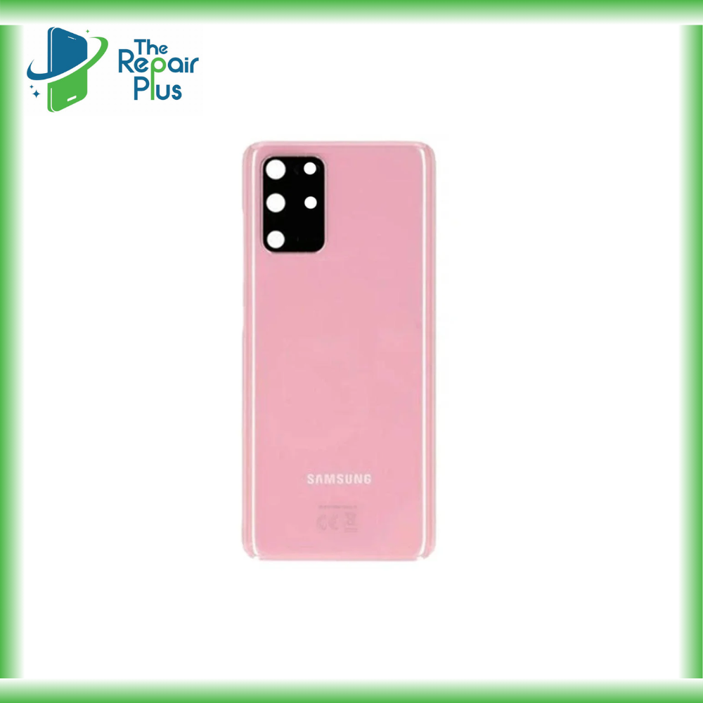 For Samsung Galaxy S20 Plus Rear Battery Cover Including Lens with Adhesive (Cloud Pink) The Repair Plus