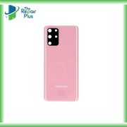 For Samsung Galaxy S20 Plus Rear Battery Cover Including Lens with Adhesive (Cloud Pink) The Repair Plus
