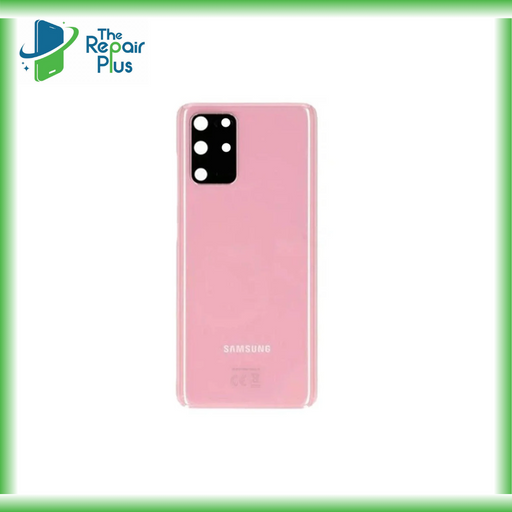 For Samsung Galaxy S20 Plus Rear Battery Cover Including Lens with Adhesive (Cloud Pink) The Repair Plus