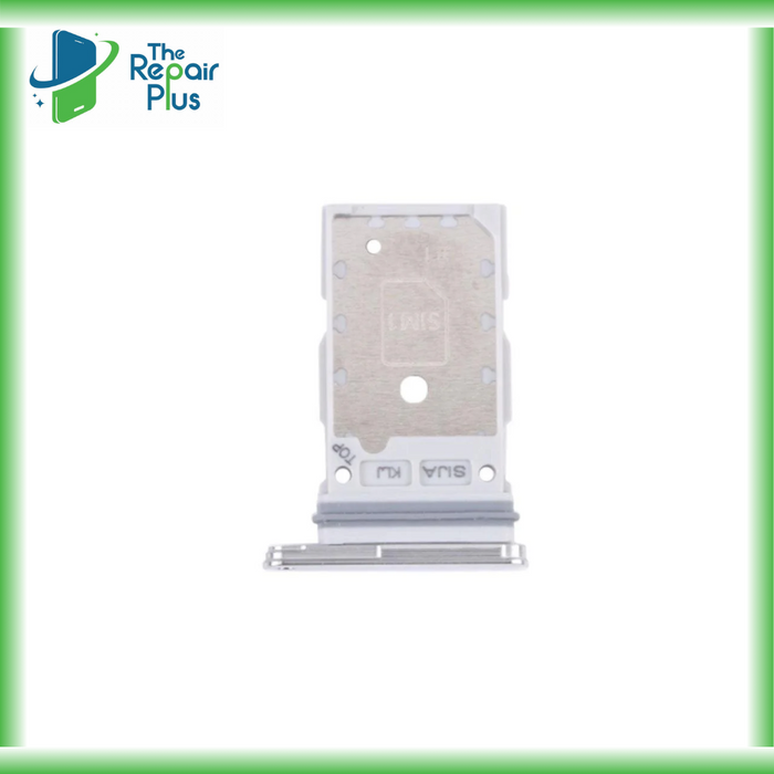 For Samsung Galaxy S22 5G S901B / S22+ S906E Replacement Sim Card Tray (White) The Repair Plus