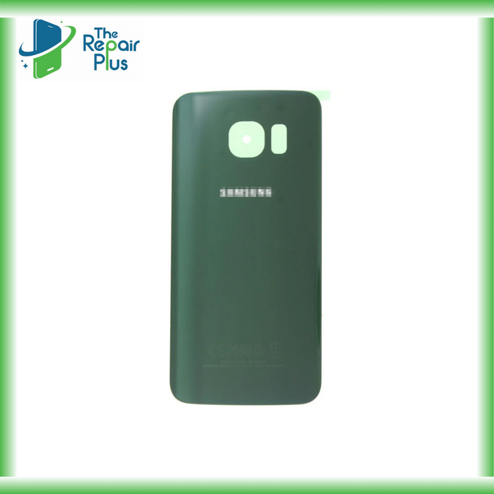 For Samsung Galaxy S6 Edge Replacement Rear Battery Cover with Adhesive (Green) The Repair Plus