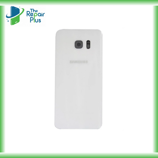 For Samsung Galaxy S7 Edge Replacement Rear Battery Cover with Adhesive (White)