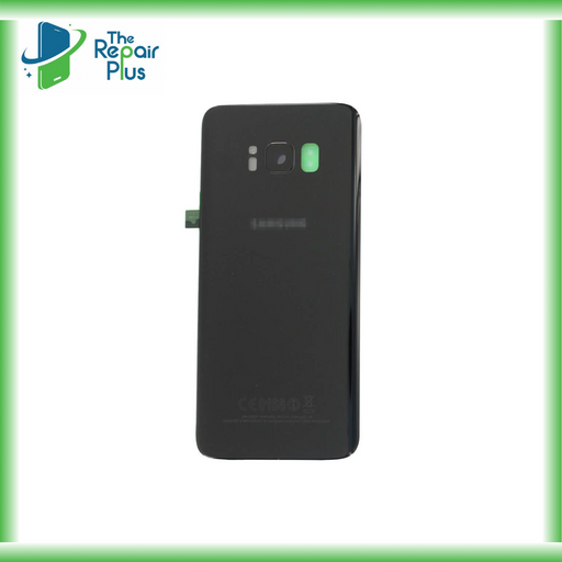 For Samsung Galaxy S8 Plus Replacement Rear Battery Cover with Adhesive (Black) The Repair Plus