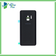 For Samsung Galaxy S9 Replacement Rear Battery Cover with Adhesive (Black) The Repair Plus