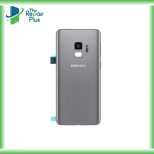 For Samsung Galaxy S9 Replacement Rear Battery Cover with Adhesive (Titanium Grey)