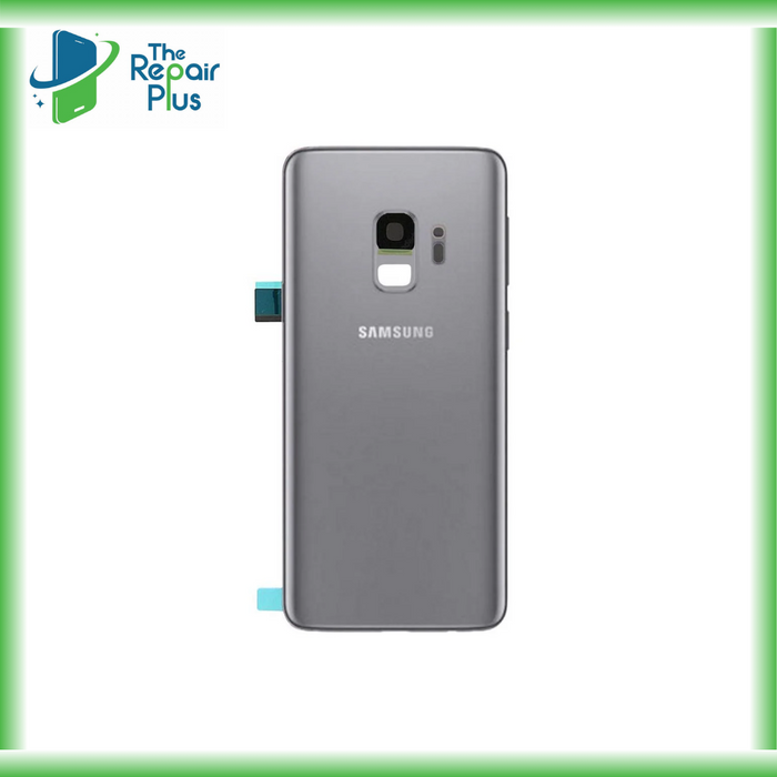 For Samsung Galaxy S9 Replacement Rear Battery Cover with Adhesive (Titanium Grey)