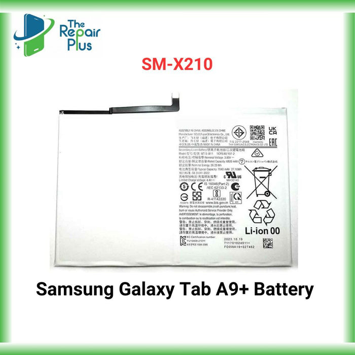For Samsung Galaxy Tab A9+ Battery
